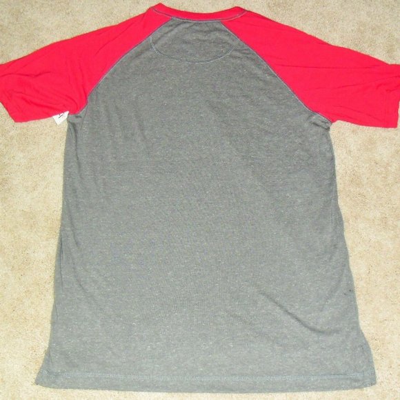 Maryland Terps Terrapins Adult Mens T-Shirt sz. Medium New Ncaa Grey Red - Picture 3 of 3